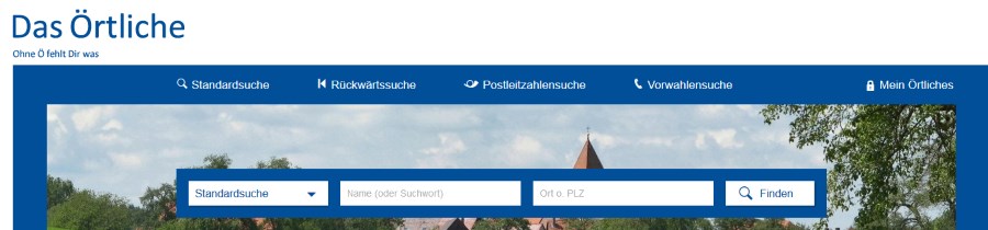 Das Örtliche - Die Standardsuche