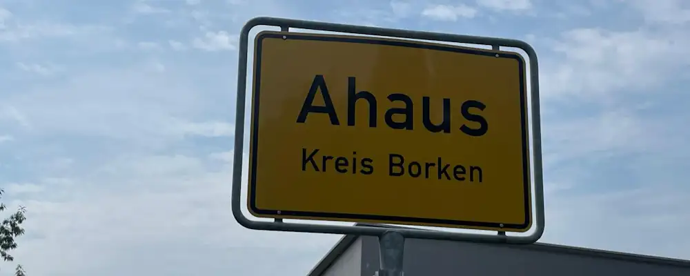 Ortseingang Ahaus – Detektiv im Einsatz für Privatpersonen und Unternehmen im westlichen Münsterland