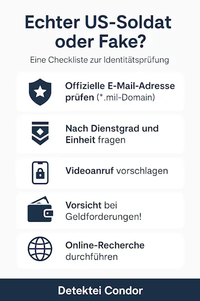 Checkliste - Ist der Soldat echt?