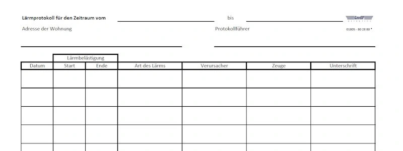 Lärmprotokoll