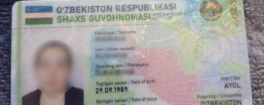 Personenchecks in Usbekistan