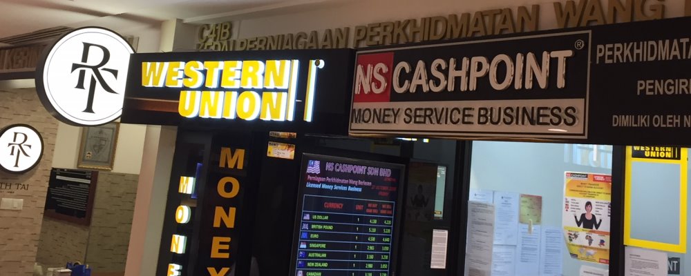 Das Opfer der Romance Scammer soll das Geld mit Western Union bezahlen.